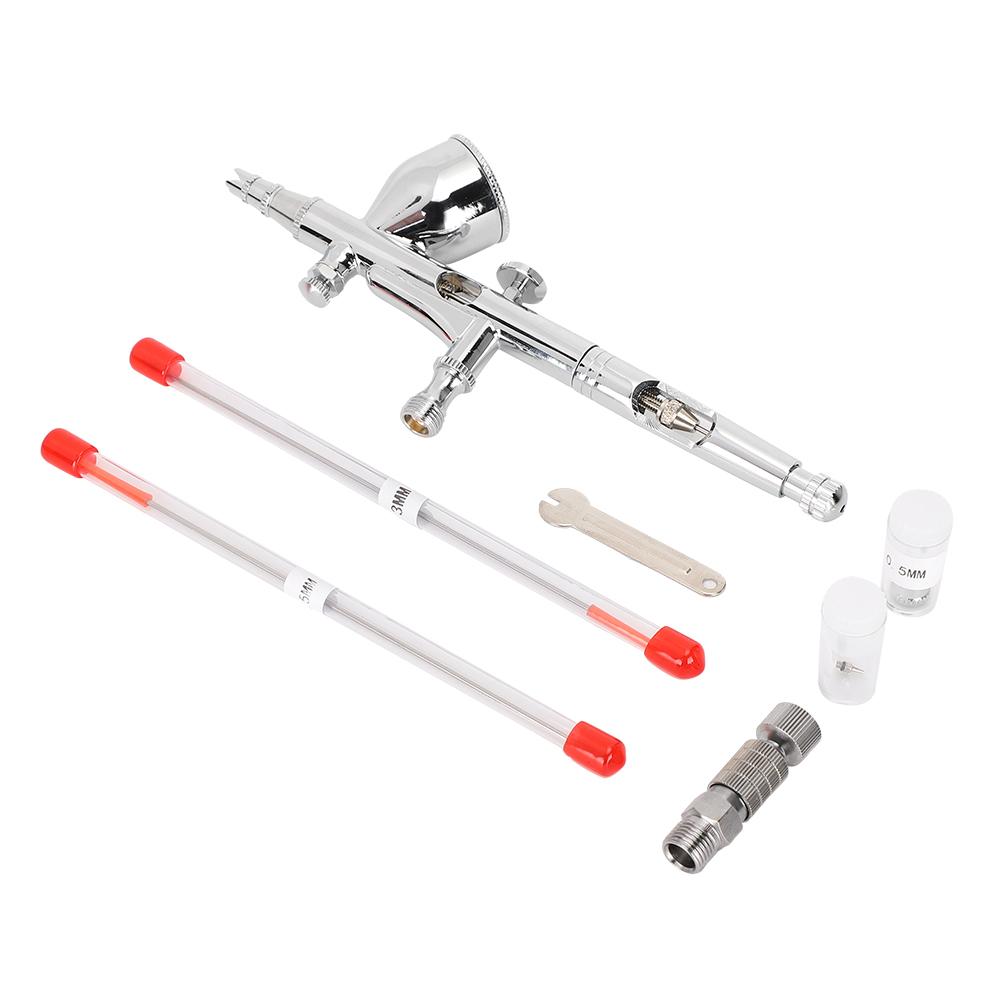 T180T Набор аэрографов для рисования, модель распыления пигмента, регулируемый гвоздь двойного действия