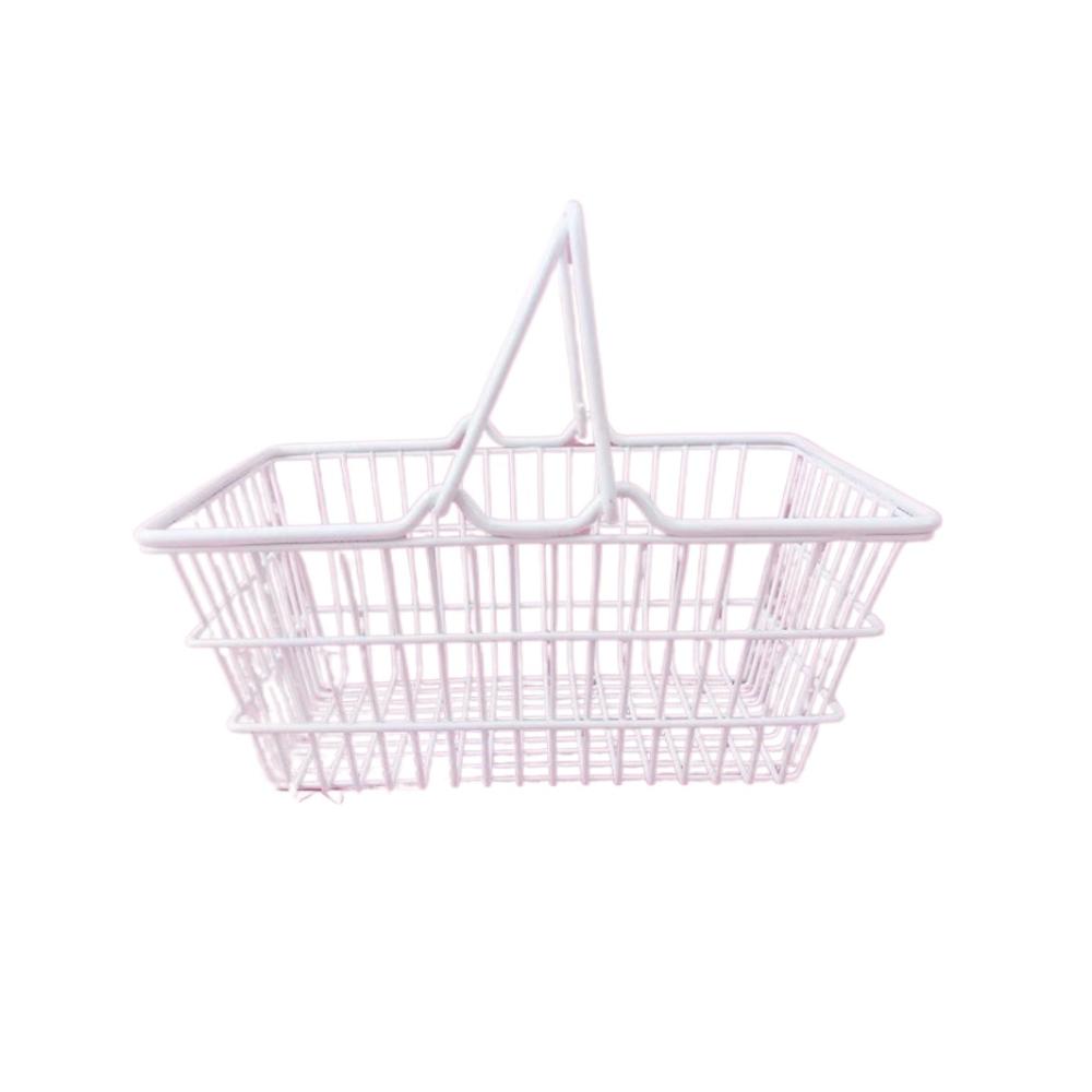Hollow Mini Storage Basket Metal Toy Trolley Container Cute Shopping Cart Storage Girls White Basket S
Hollow Mini Storage Basket Metal Toy Trolley Container Cute Shopping Cart Storage Girls White Basket S