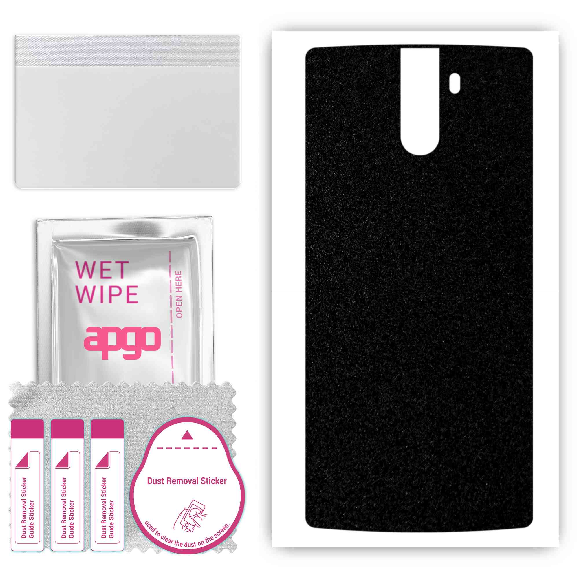 apgo Protective Skin Sticker for the back compatible with Doogee BL1200, Wrap Film, Foil, Vinyl - Pattern Matte Black
apgo Protective Skin Sticker for the back compatible with Doogee BL1200, Wrap Film, Foil, Vinyl - Pattern Matte Black