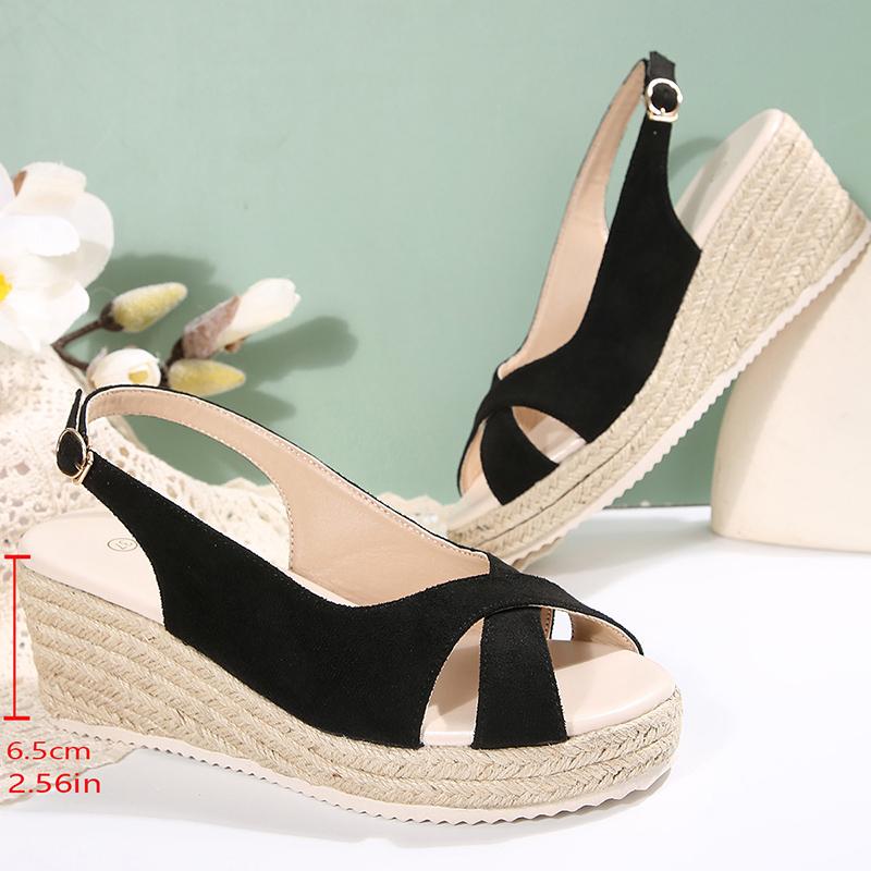 Women s Peep Toe Wedge Heel Sandals Summer Buckle Strap Gladiator Shoes Woman Fashion Espadrilles Platform Sandalias Mujer 2025 43 чёрный
Women s Peep Toe Wedge Heel Sandals Summer Buckle Strap Gladiator Shoes Woman Fashion Espadrilles Platform Sandalias Mujer 2025 43 чёрный