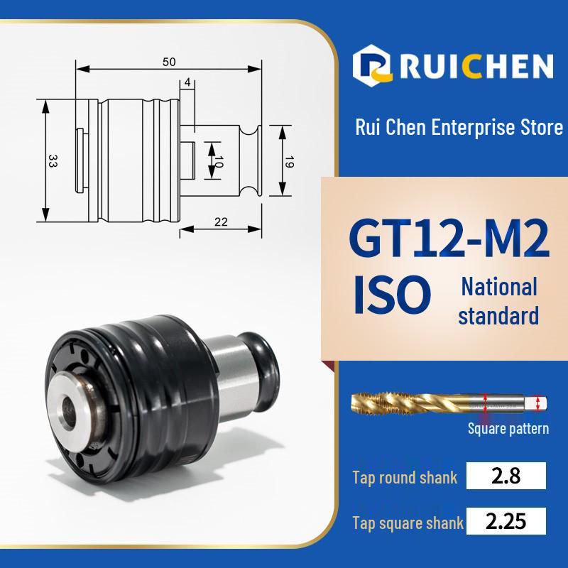 GT12 Tap Holder, Collet, and Tap Chuck for Drill Press
GT12 Tap Holder, Collet, and Tap Chuck for Drill Press