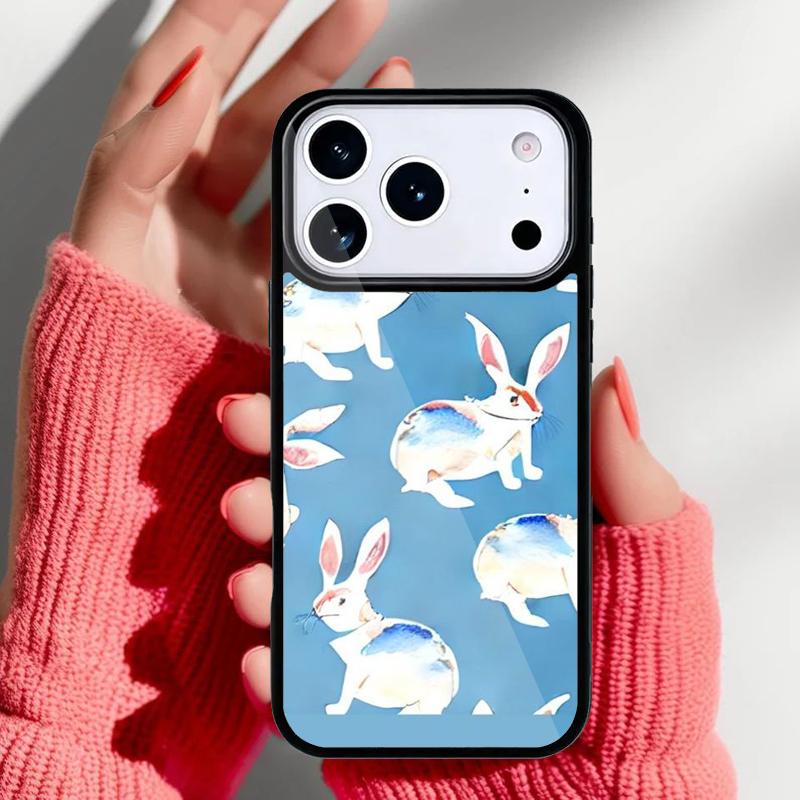 Bunny Rabbit Painting Design Phone Case for iPhone 17 16 15 14 13 Pro Max Back Cover for 12 11 Pro Coque iPhone 16e
Bunny Rabbit Painting Design Phone Case for iPhone 17 16 15 14 13 Pro Max Back Cover for 12 11 Pro Coque iPhone 16e