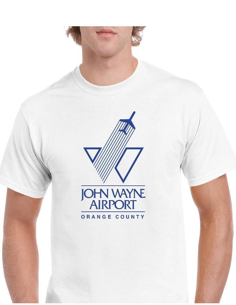 John Wayne Airport T-Shirt Orange County California SNA Blue White Tee Shirt S
John Wayne Airport T-Shirt Orange County California SNA Blue White Tee Shirt S