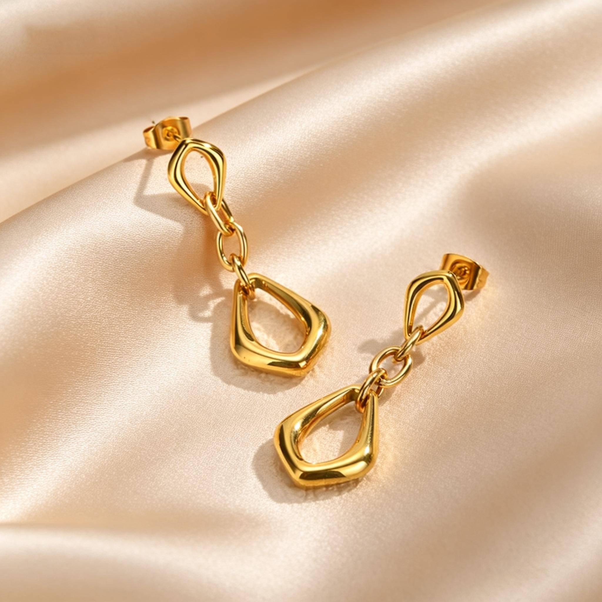 Fashion High Quality Stainless Steel Geometric Chain Long Pendant Earrings for Women Waterproof Dainty Jewelry Gifts золотой
Fashion High Quality Stainless Steel Geometric Chain Long Pendant Earrings for Women Waterproof Dainty Jewelry Gifts золотой