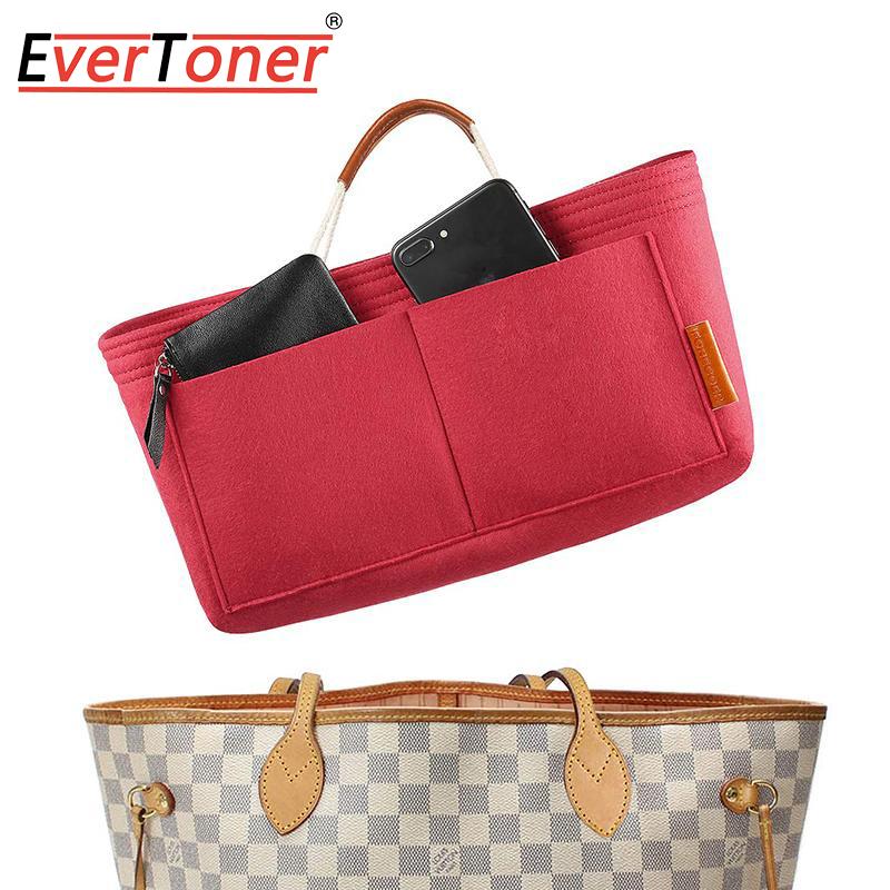 EverToner Felt Purse Insert Handbag For LV Neverfull Organizer Bag in Bag Organizer with Handles S
EverToner Felt Purse Insert Handbag For LV Neverfull Organizer Bag in Bag Organizer with Handles S