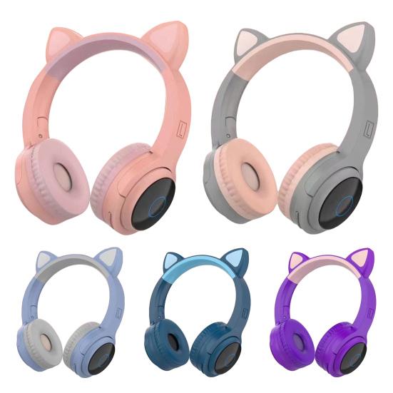 XY203 Bluetooth-совместимые 5.0 беспроводные милые кошачьи уши светящиеся наушники спортивная гарнитура
XY203 Bluetooth-совместимые 5.0 беспроводные милые кошачьи уши светящиеся наушники спортивная гарнитура