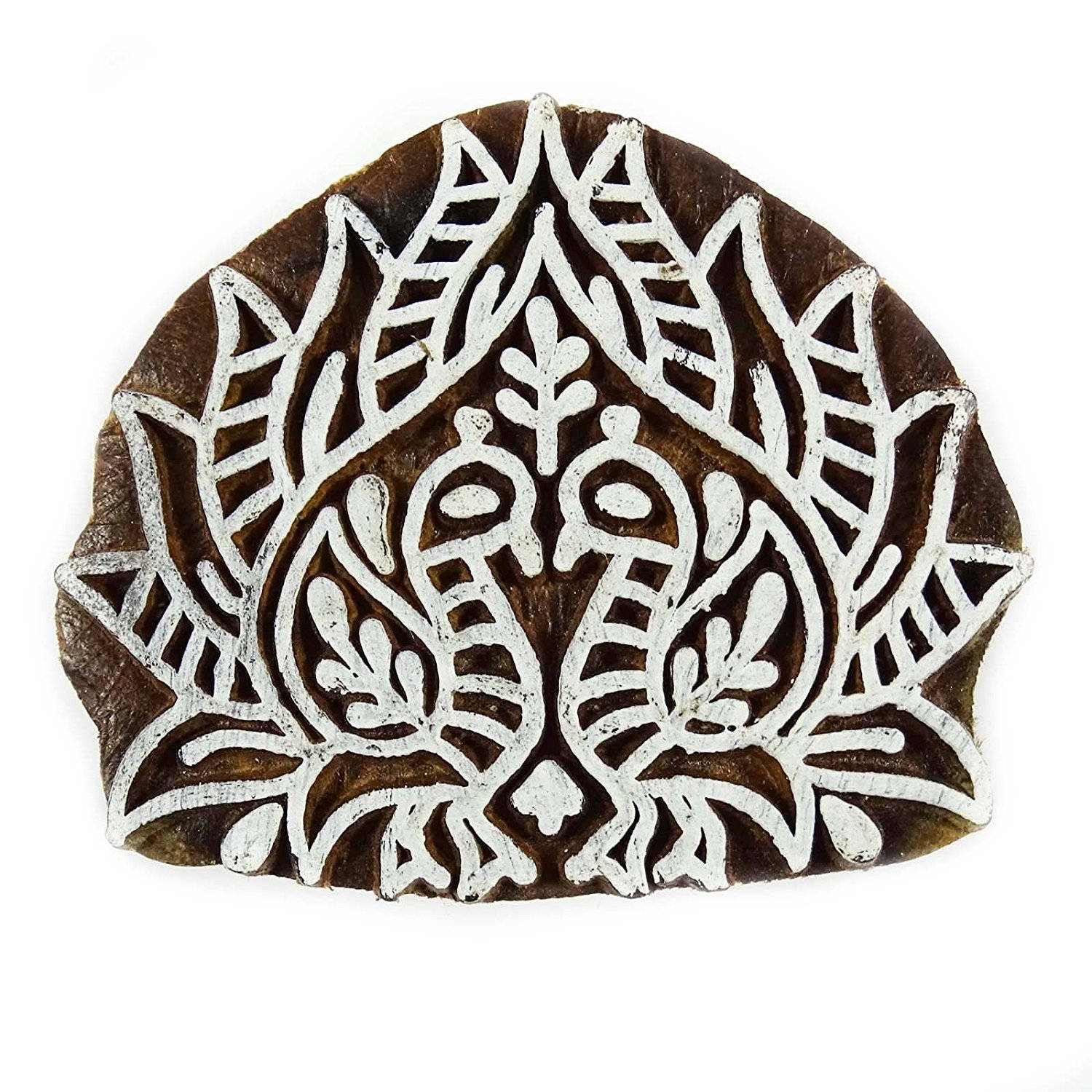 Indian Wooden Peacock Stamps Wood Block Stamp Handcarved Printing Block 2.3 x 2 Inches коричневый
Indian Wooden Peacock Stamps Wood Block Stamp Handcarved Printing Block 2.3 x 2 Inches коричневый