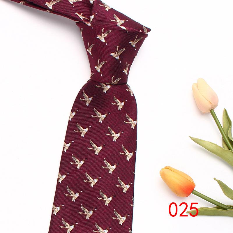 Винтажный мужской галстук с животным принтом 8 см из полиэстера и шелковой пряжи, ручная вязка
Винтажный мужской галстук с животным принтом 8 см из полиэстера и шелковой пряжи, ручная вязка