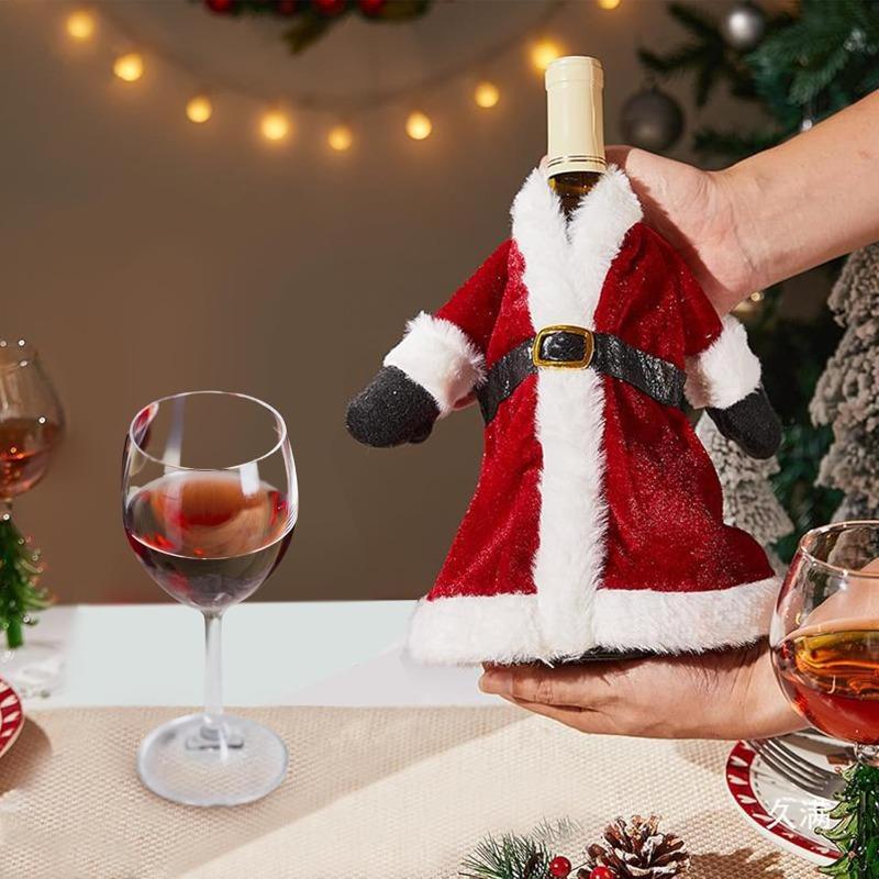 10/1PCS Christmas Wine Bottle Cover Golden Velvet Dress Clothes Bottles Bags for Dinner Table Decor New Year Party Home Decor
10/1PCS Christmas Wine Bottle Cover Golden Velvet Dress Clothes Bottles Bags for Dinner Table Decor New Year Party Home Decor