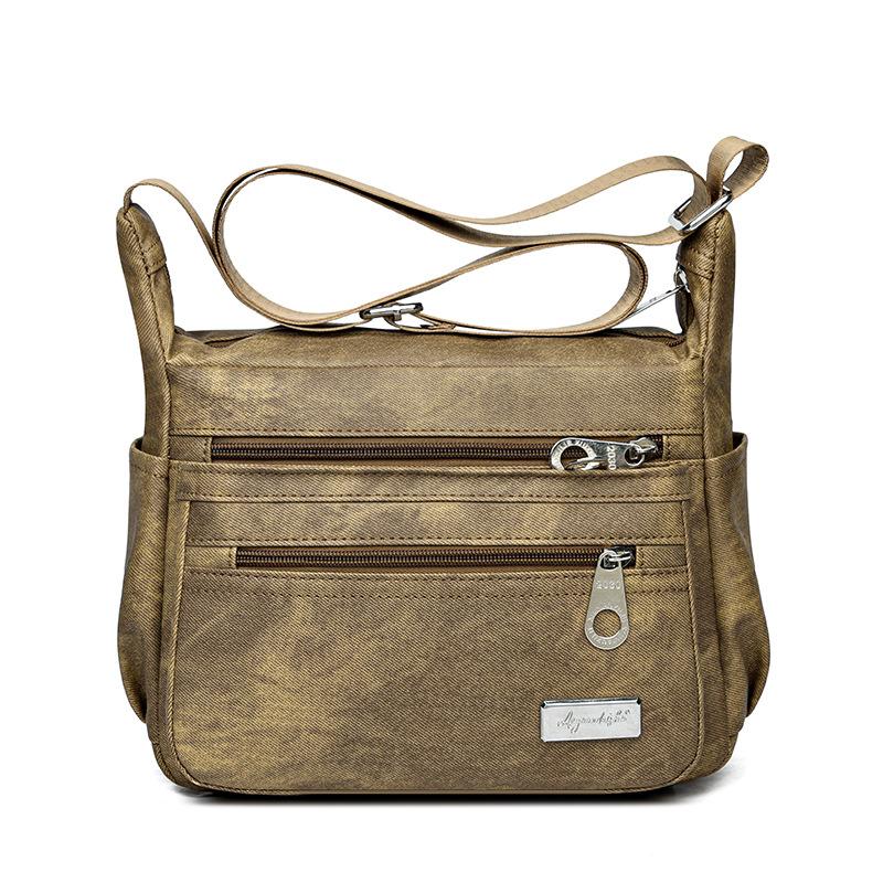 Источник Мода Весна 2025 Сумка для мамы Одноплечевая Сумка через плечо Текстурированная Сумка большой вместимости Женская маленькая сумка жёлтый