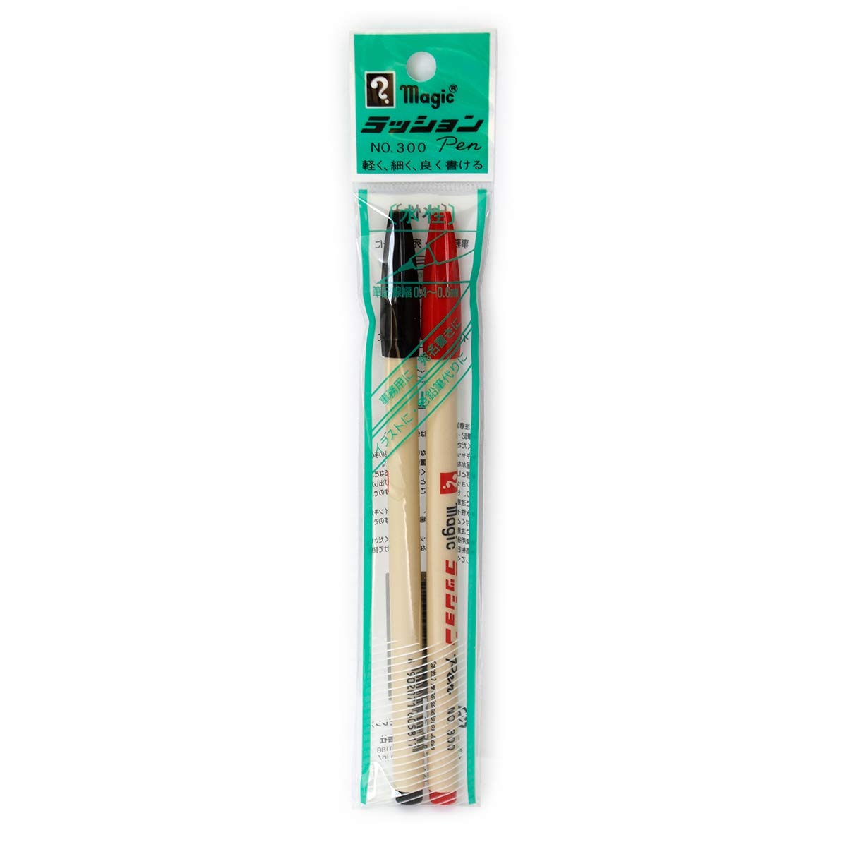 Teranishi Chemical Industry Lashon Pen Fine Point 2 Pieces No.300 (Black/Red) M300-2PDR
Teranishi Chemical Industry Lashon Pen Fine Point 2 Pieces No.300 (Black/Red) M300-2PDR