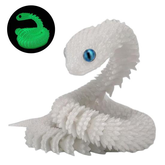 Yousheng 3D Snake Ornament Animal Model Realistic Looking Luminous Effect Creative Funny 3D Printed Snake Toy with Flexible Joints 30cm зелений
Yousheng 3D Snake Ornament Animal Model Realistic Looking Luminous Effect Creative Funny 3D Printed Snake Toy with Flexible Joints 30cm зелений