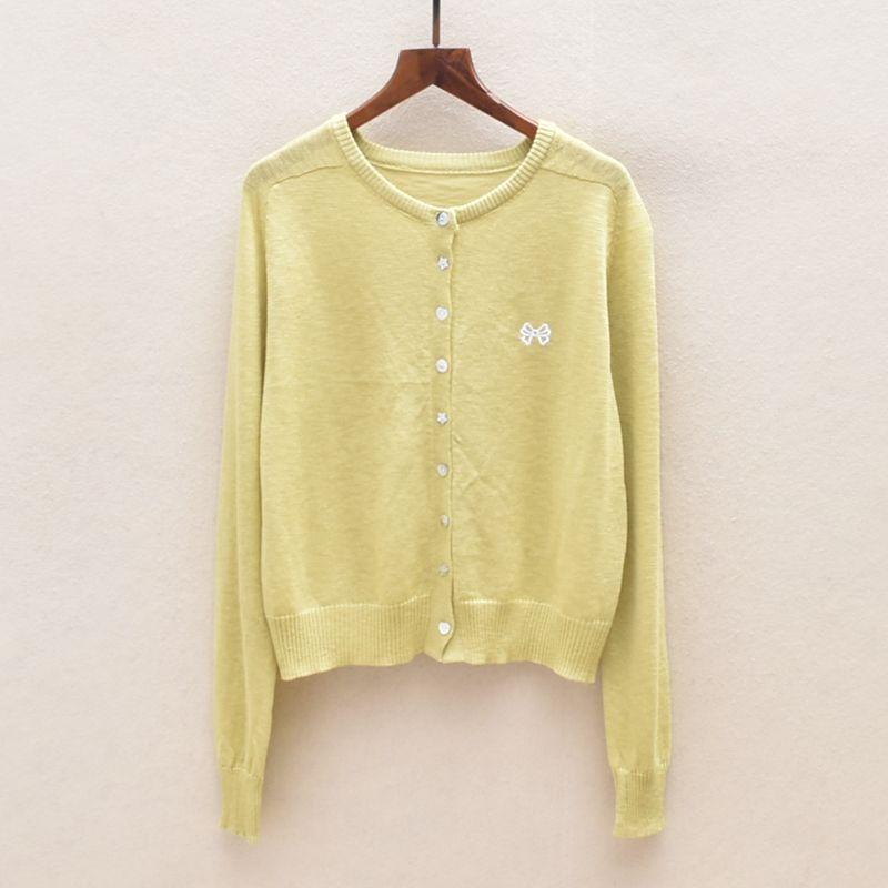 Summer Thin Plus Size Embroider Women s Clothing Cardigan round Neck Long Sleeve Top All-Matching Sweater Earthy yellow Bust size 102-104cm
Summer Thin Plus Size Embroider Women s Clothing Cardigan round Neck Long Sleeve Top All-Matching Sweater Earthy yellow Bust size 102-104cm
