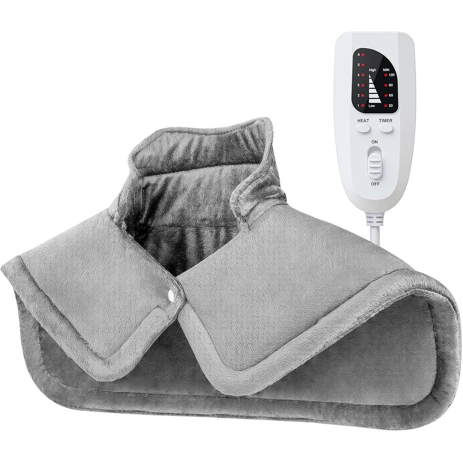 Electric Heating Shoulder & Neck Therapy Pad for Cervical Pain Relief with Temperature Control UK 240V серебряный серый
Electric Heating Shoulder & Neck Therapy Pad for Cervical Pain Relief with Temperature Control UK 240V серебряный серый