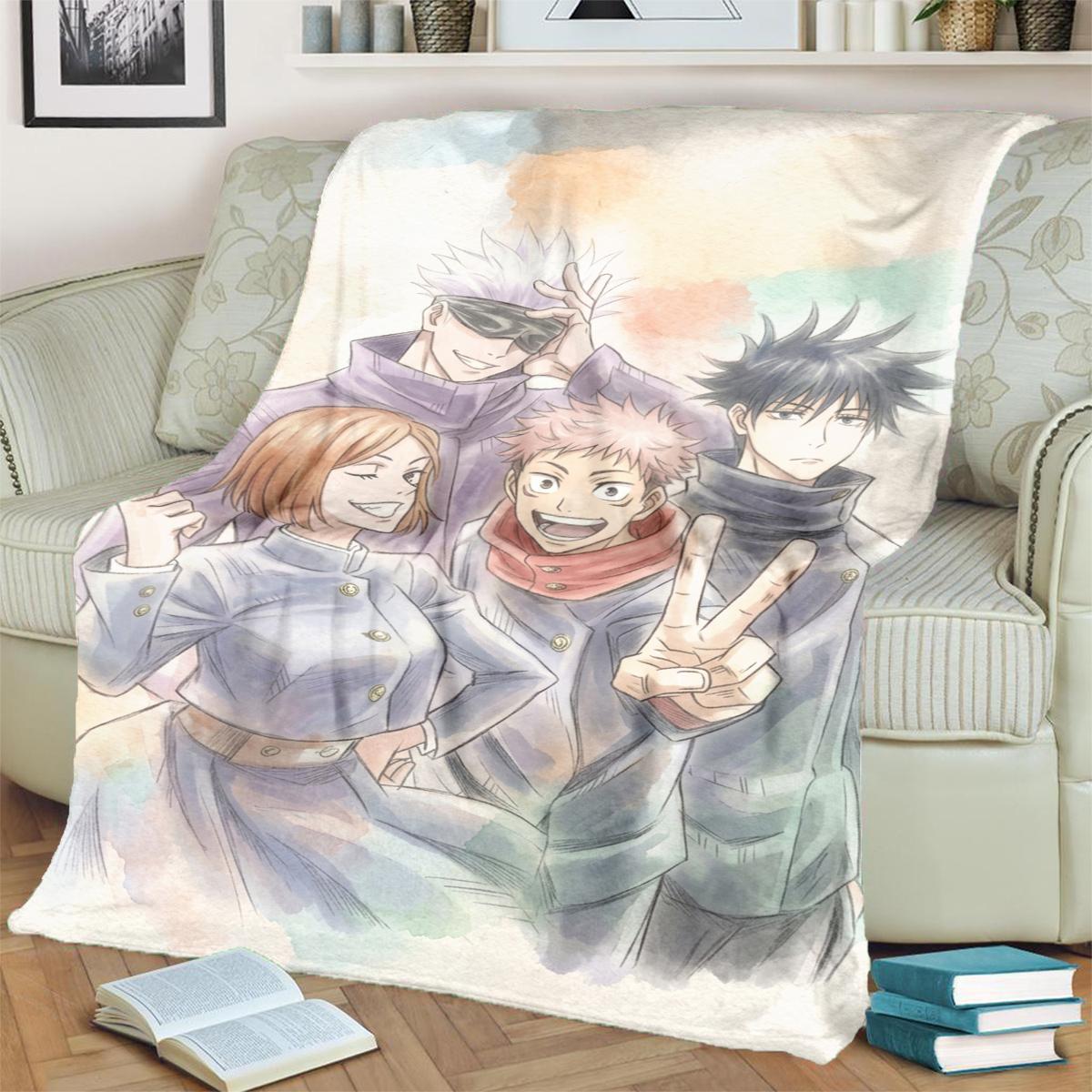 Soft Flannel Print Blanket Jujutsu Kaisen Warm for Bedrooms, Sofas, Beds, Chairs, Picnics, Travel 75x90cm
Soft Flannel Print Blanket Jujutsu Kaisen Warm for Bedrooms, Sofas, Beds, Chairs, Picnics, Travel 75x90cm