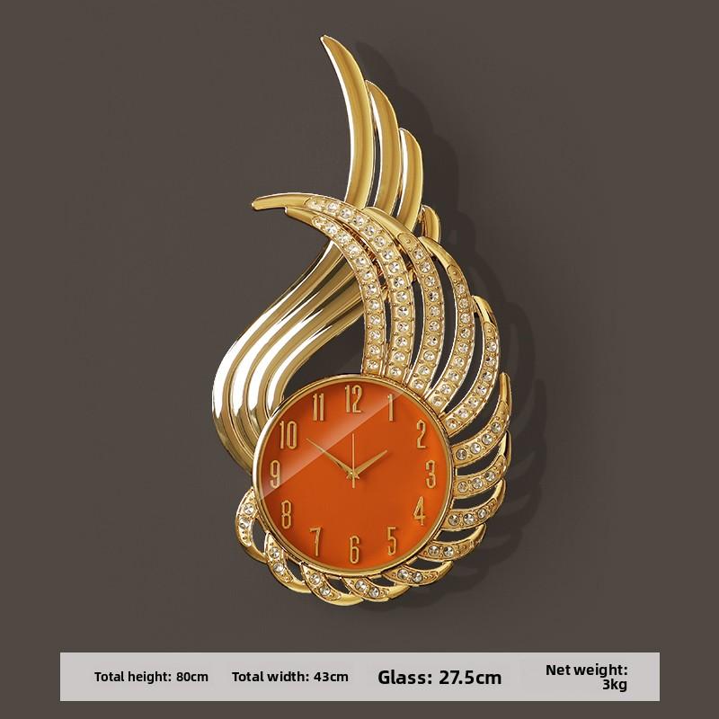 Creative Diamond Inlaid Decorative Wall Clock Stylish Living Room Watch Entrance Clock At The Foyer Large Silent Quartz Clock (as the picture,80X43cm)
Creative Diamond Inlaid Decorative Wall Clock Stylish Living Room Watch Entrance Clock At The Foyer Large Silent Quartz Clock (as the picture,80X43cm)