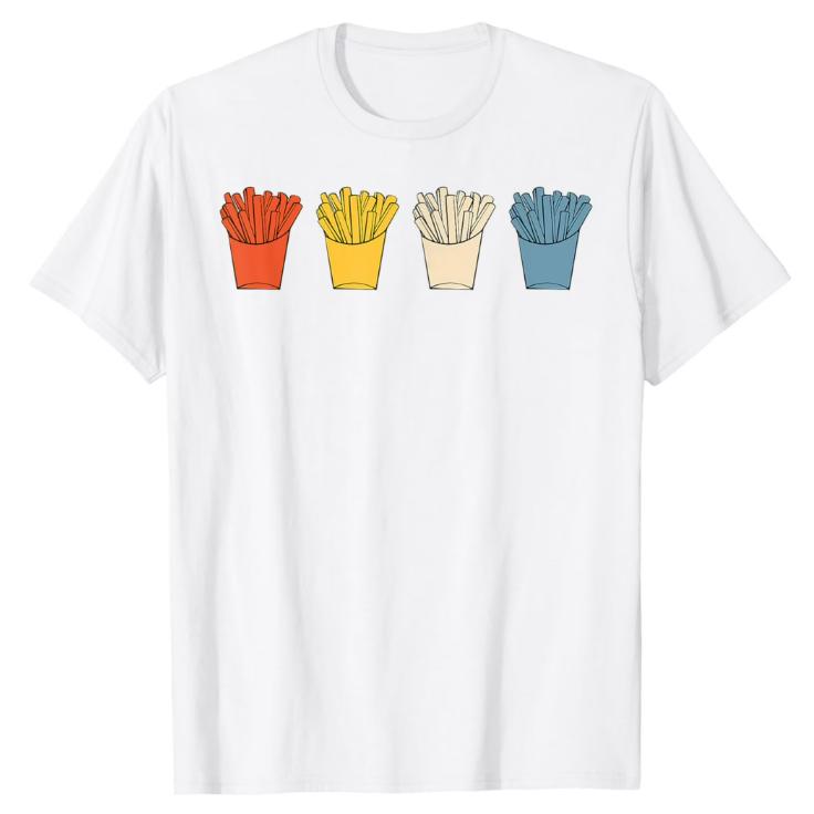 Korean Style Versatile Fashion Retro Fast Food TShirt Cute Cartoon Burger Fries Ice Cream Graphic Short Sleeve Tee for Women S
Korean Style Versatile Fashion Retro Fast Food TShirt Cute Cartoon Burger Fries Ice Cream Graphic Short Sleeve Tee for Women S
