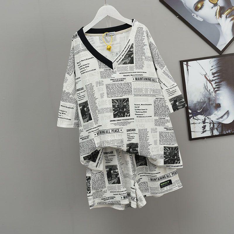 Летний костюм из 2 предметов, женская футболка большого размера, брюки, удобный топ из двух предметов с короткими рукавами и длинные брюки, свободный повседневный костюм M белый
Летний костюм из 2 предметов, женская футболка большого размера, брюки, удобный топ из двух предметов с короткими рукавами и длинные брюки, свободный повседневный костюм M белый