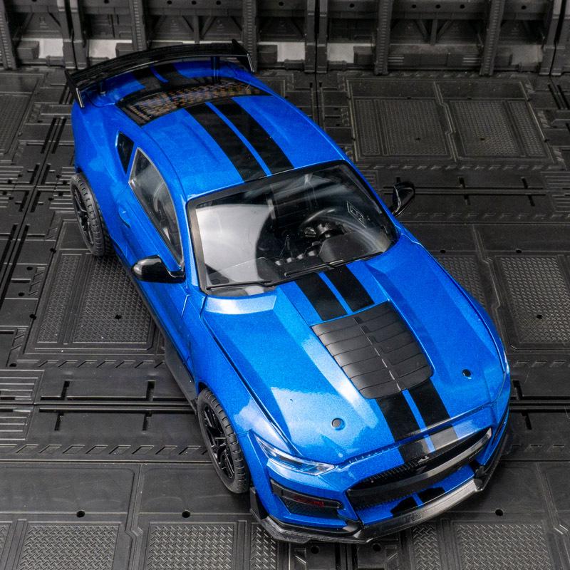 ShengRun SR-1804 Ford Mustang GT500 Alloy Model Car: Pull-Back Toy with Sound & Light, Large Size
ShengRun SR-1804 Ford Mustang GT500 Alloy Model Car: Pull-Back Toy with Sound & Light, Large Size
