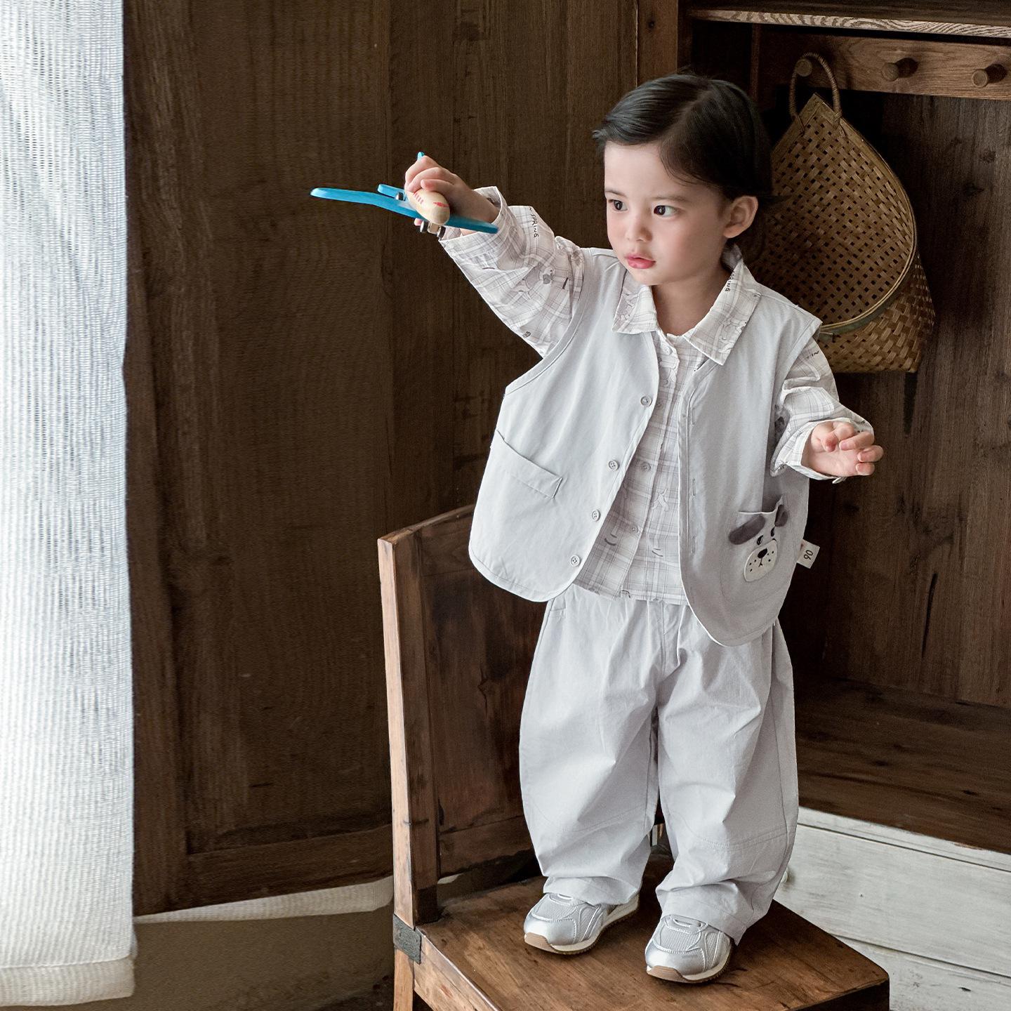 Stylish Spring 2026 Baby Boy Three-Piece Suit: Shirt, Vest & Pants 73cm
Stylish Spring 2026 Baby Boy Three-Piece Suit: Shirt, Vest & Pants 73cm
