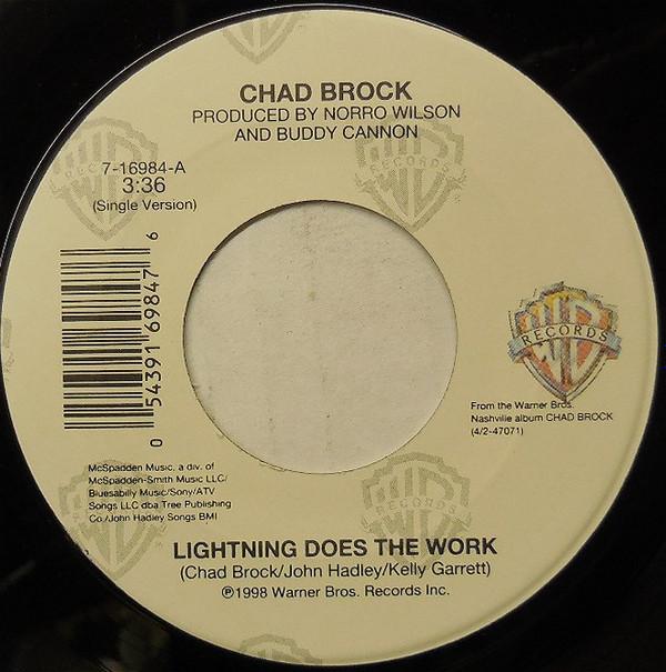 7inch Record CHAD BROCK - Lightning Does The Work 716984 Warner Bros. Re 1998 US Folk Used
7inch Record CHAD BROCK - Lightning Does The Work 716984 Warner Bros. Re 1998 US Folk Used