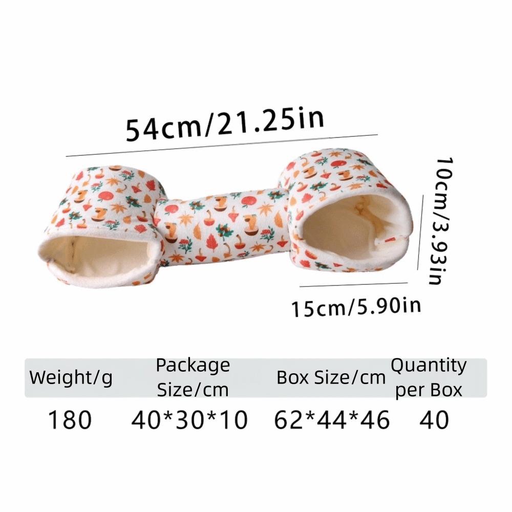New Warm Cotton Fleece Hamster Tunnel House Chew Proof Soft Small Animal Cage Bed Multi-Entry Hideaway Winter Season
New Warm Cotton Fleece Hamster Tunnel House Chew Proof Soft Small Animal Cage Bed Multi-Entry Hideaway Winter Season