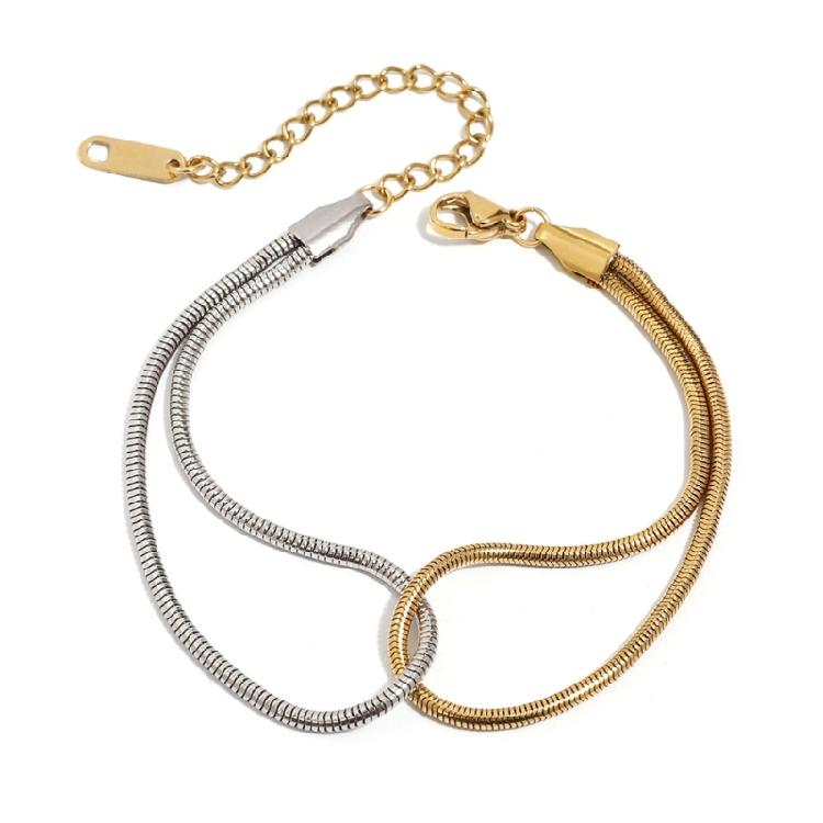 Hollow Women Bracelet Snake Chain Bracelet Casual Wear Bracelet Color Blocked Bracelet Great for Fashion Youthful Women 1
Hollow Women Bracelet Snake Chain Bracelet Casual Wear Bracelet Color Blocked Bracelet Great for Fashion Youthful Women 1