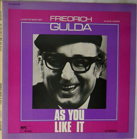 LP Record FRIEDRICH GULDA As You Like It EP YS2503MP MPS RECORDS 1971 Japan Jazz Used
LP Record FRIEDRICH GULDA As You Like It EP YS2503MP MPS RECORDS 1971 Japan Jazz Used