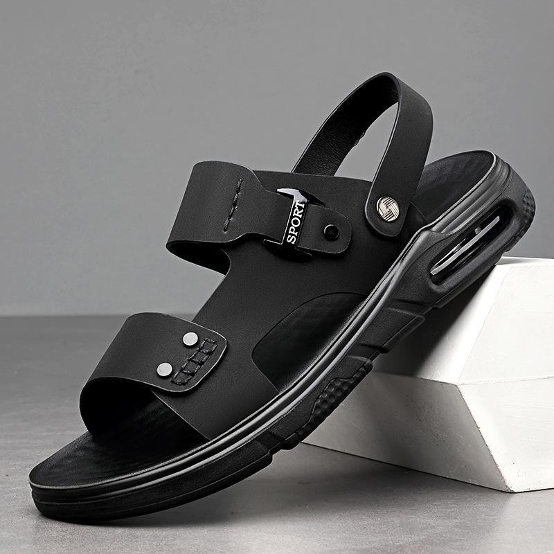 Модные летние дизайнерские новые мужские сандалии на толстой подошве с воздушной подушкой в романском стиле, модные повседневные мужские тапочки из коровьей кожи в стиле ретро 38
Модные летние дизайнерские новые мужские сандалии на толстой подошве с воздушной подушкой в романском стиле, модные повседневные мужские тапочки из коровьей кожи в стиле ретро 38