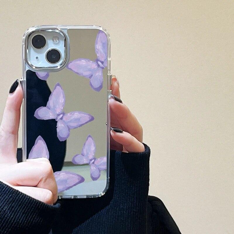 Чехол для телефона с зеркалом для макияжа и бабочкой для iPhone 11, чехол для iPhone 13 Pro 14 12 11 Pro Max X XR XS Max, модная мягкая задняя крышка Fundas For iPhone 14
Чехол для телефона с зеркалом для макияжа и бабочкой для iPhone 11, чехол для iPhone 13 Pro 14 12 11 Pro Max X XR XS Max, модная мягкая задняя крышка Fundas For iPhone 14