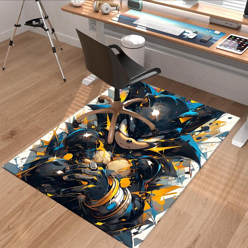1pc Sonic the Hedgehog Black & Yellow Office Carpet Non Slip Rug, Anime Cartoon Design, Holiday Gift for Home Decor, Living Room, Bedroom, Game 60cm by 90cm
1pc Sonic the Hedgehog Black & Yellow Office Carpet Non Slip Rug, Anime Cartoon Design, Holiday Gift for Home Decor, Living Room, Bedroom, Game 60cm by 90cm