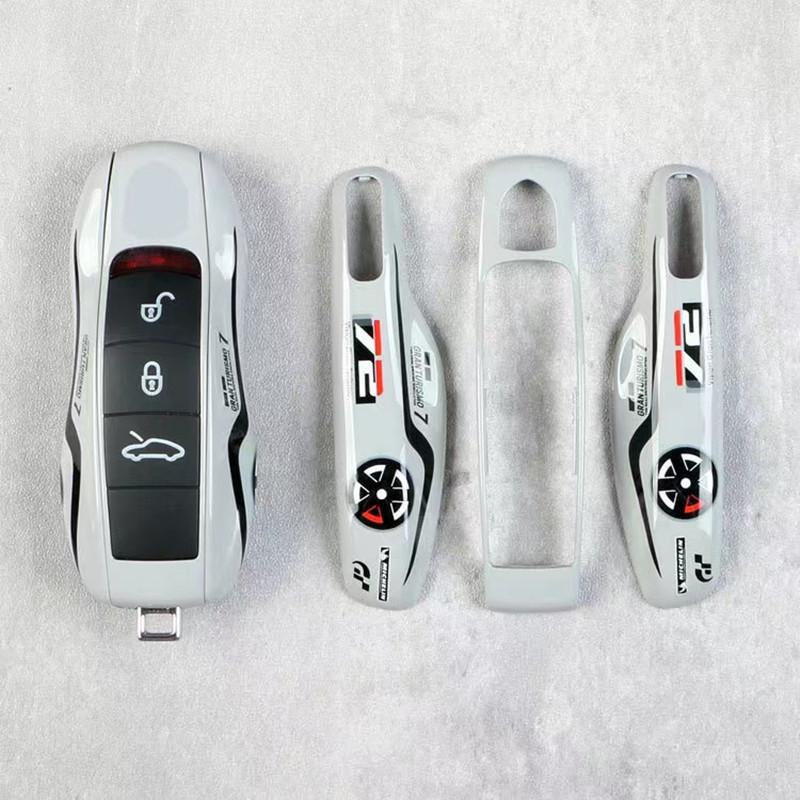 Racing NO.72 Pattern Car Key Protective Case Fob Shell Cover Trim For Porsche Cayenne Panamera 911 Macan 718 Taycan Accessories
Racing NO.72 Pattern Car Key Protective Case Fob Shell Cover Trim For Porsche Cayenne Panamera 911 Macan 718 Taycan Accessories