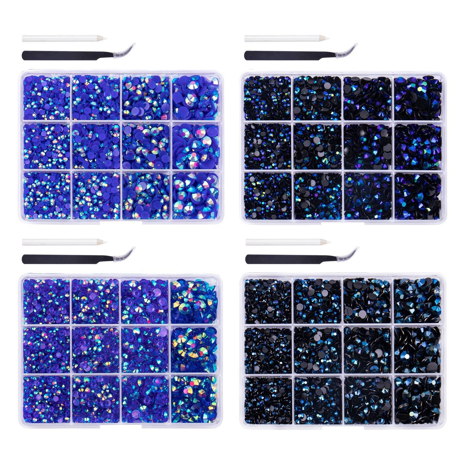 Flatback Rhinestones – 12-Grid Mixed Colors Champagne Series DIY Decorations,1box,With Tweezers And Glue Pen One Size
Flatback Rhinestones – 12-Grid Mixed Colors Champagne Series DIY Decorations,1box,With Tweezers And Glue Pen One Size