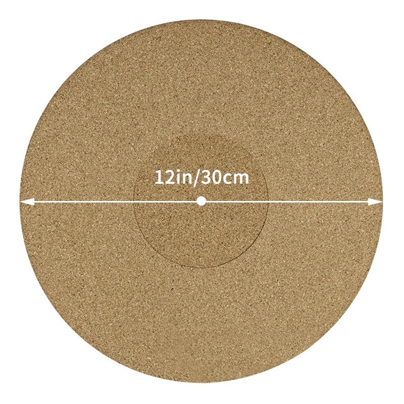 12in Cork Turntable Platter Mat Vibration Reduction Static Resistant Vinyl Record Pad for LP Vinyl Record Players Accessories
12in Cork Turntable Platter Mat Vibration Reduction Static Resistant Vinyl Record Pad for LP Vinyl Record Players Accessories