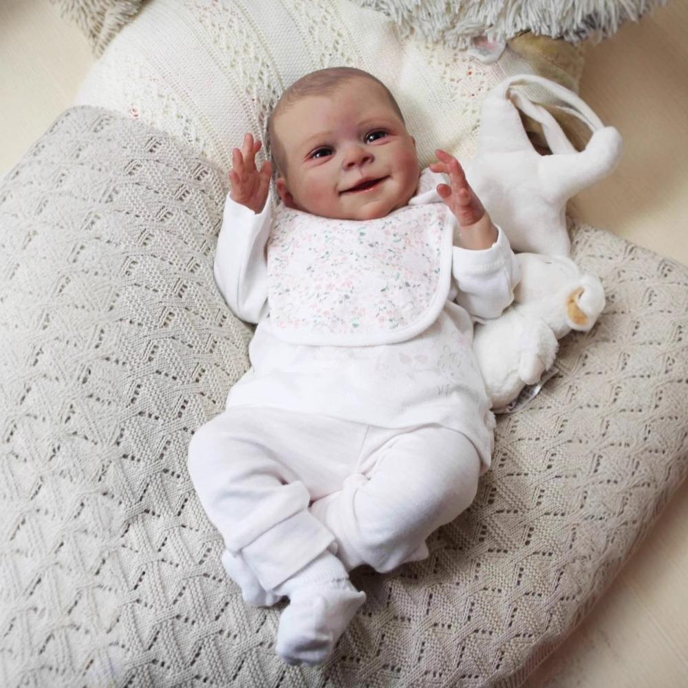 48cm Lifelike Reborn Babies Dolls Sebastian Soft Cotton Cloth Body Simulation Rebirth Dolls for Kids Realistic Newborn Doll Children Christmas Gifts cloth body
48cm Lifelike Reborn Babies Dolls Sebastian Soft Cotton Cloth Body Simulation Rebirth Dolls for Kids Realistic Newborn Doll Children Christmas Gifts cloth body