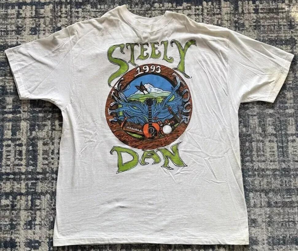 Vintage 1993 Steely Dan World Tour T Shirt White Color Shirt Reprint KK1370 Unisex T-Shirt XXXXL
Vintage 1993 Steely Dan World Tour T Shirt White Color Shirt Reprint KK1370 Unisex T-Shirt XXXXL