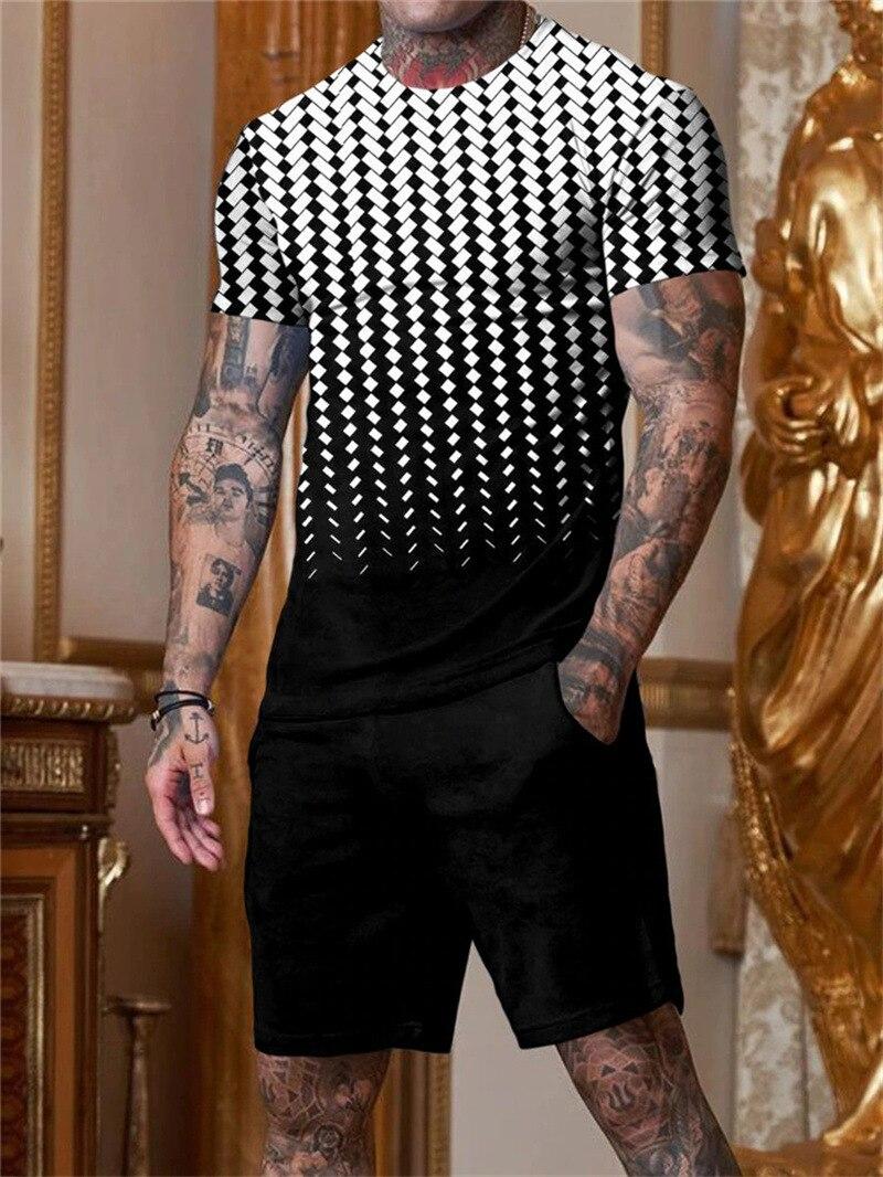 Мужской повседневный костюм, модная летняя футболка с принтом + шорты, комплект из 2 предметов с круглым вырезом, мужская спортивная одежда, уличная одежда, спортивный костюм для мужчин XXL
Мужской повседневный костюм, модная летняя футболка с принтом + шорты, комплект из 2 предметов с круглым вырезом, мужская спортивная одежда, уличная одежда, спортивный костюм для мужчин XXL
