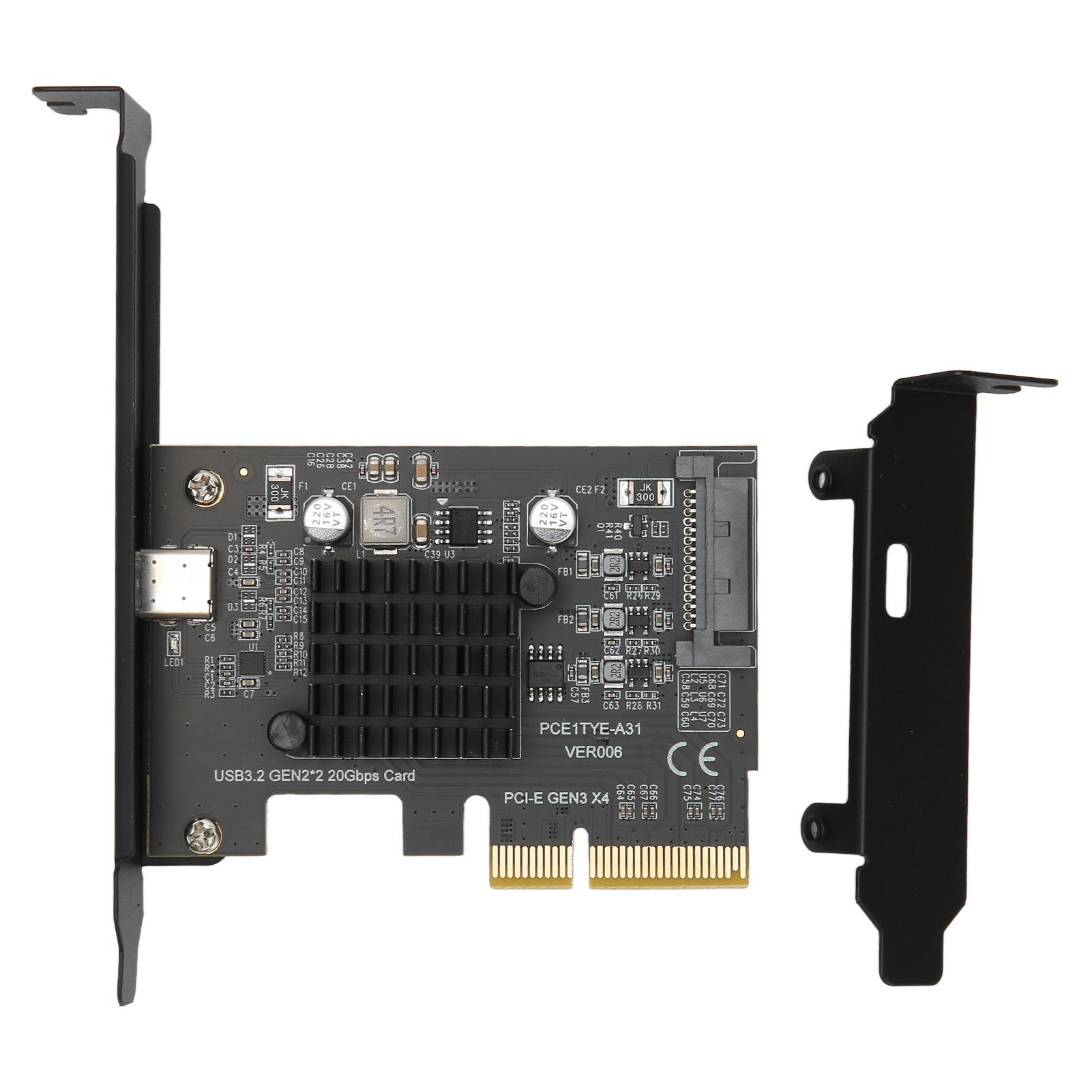 USB3.2 Expansion Card GEN2x2 20Gbps ASM3242 Chip PCI E 4X Extender Extension Card for Windows 10 11
USB3.2 Expansion Card GEN2x2 20Gbps ASM3242 Chip PCI E 4X Extender Extension Card for Windows 10 11