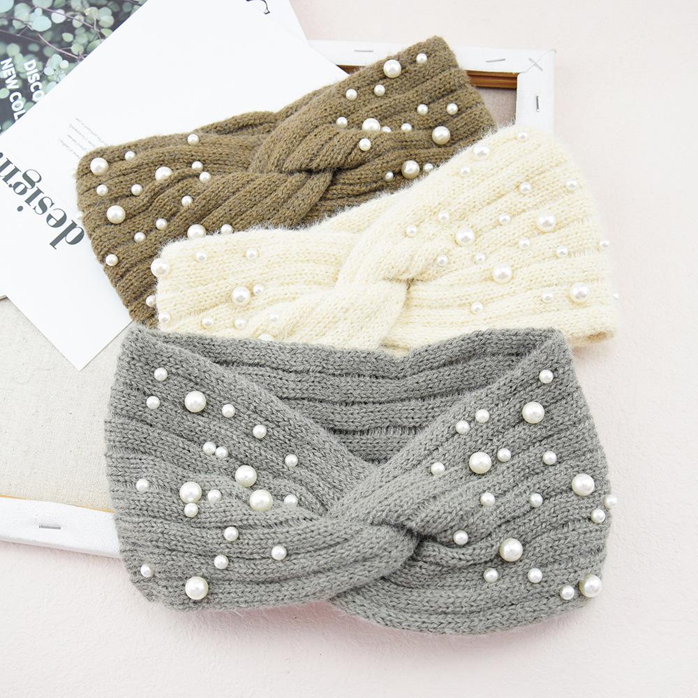 New Wide Cross Pearl Headbands for Woman Solid Warm Hairband Elastic Sports Yoga Headwear Girls Hair Band Hair Accessories
New Wide Cross Pearl Headbands for Woman Solid Warm Hairband Elastic Sports Yoga Headwear Girls Hair Band Hair Accessories