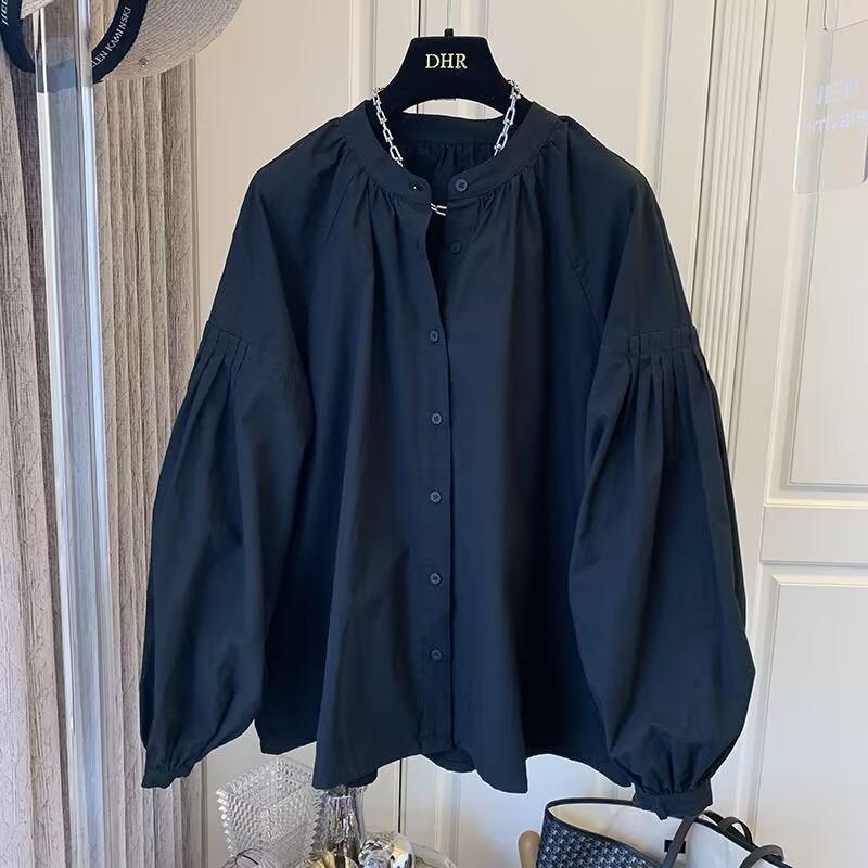 Dongdaemun Shirt Spring and Autumn New Women s Retro French Loose Shirt Tops Women s Fashionable and Chic Small Shirts Loose XL чорний
Dongdaemun Shirt Spring and Autumn New Women s Retro French Loose Shirt Tops Women s Fashionable and Chic Small Shirts Loose XL чорний