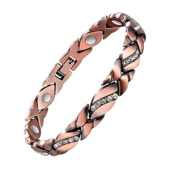 Women Bracelet Micro-Paved Rhinestones Inlaid Leaf Design Electroplated Bangle Wrist Jewelry Accessories коричневый
Women Bracelet Micro-Paved Rhinestones Inlaid Leaf Design Electroplated Bangle Wrist Jewelry Accessories коричневый