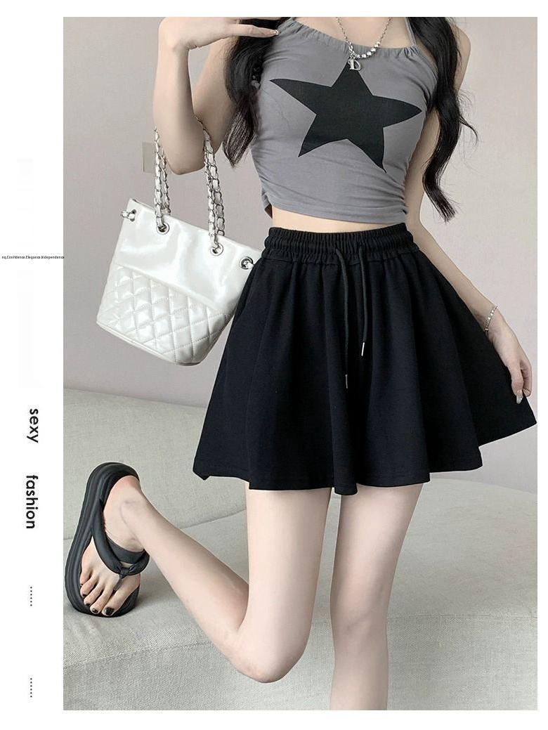 Women’s Japanese Style Lazy Summer Wide-Leg Culottes: Fashionable, Loose, Slimming Draped Half Skirt 2XL (Recommended 126-145 lbs) чёрный
Women’s Japanese Style Lazy Summer Wide-Leg Culottes: Fashionable, Loose, Slimming Draped Half Skirt 2XL (Recommended 126-145 lbs) чёрный