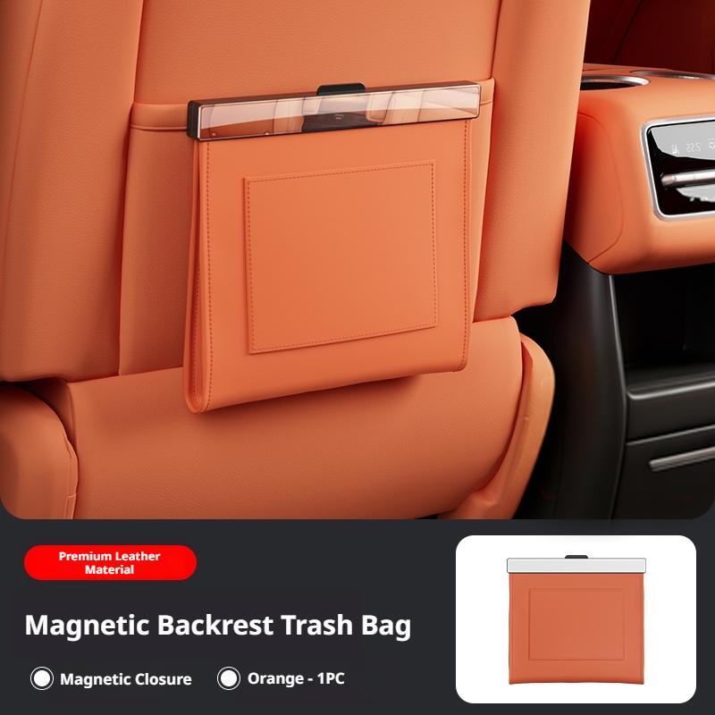 SEAMETAL Leather Car Trash Can Magnetic Seat Back Hanging Hidden Storage Bag Vehicle Interior Organizer Creative Auto Accessories помаранчевий
SEAMETAL Leather Car Trash Can Magnetic Seat Back Hanging Hidden Storage Bag Vehicle Interior Organizer Creative Auto Accessories помаранчевий