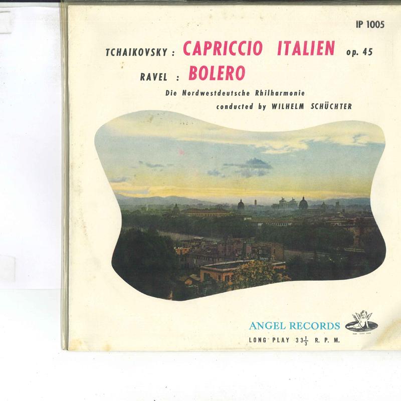 10inch Record SCHUCHTER, NORTH-WEST GERMAN PHILHA - Tchaikovsky: Capriccio Italia / Rav IP1005 ANGEL Japan Classical Used
10inch Record SCHUCHTER, NORTH-WEST GERMAN PHILHA - Tchaikovsky: Capriccio Italia / Rav IP1005 ANGEL Japan Classical Used