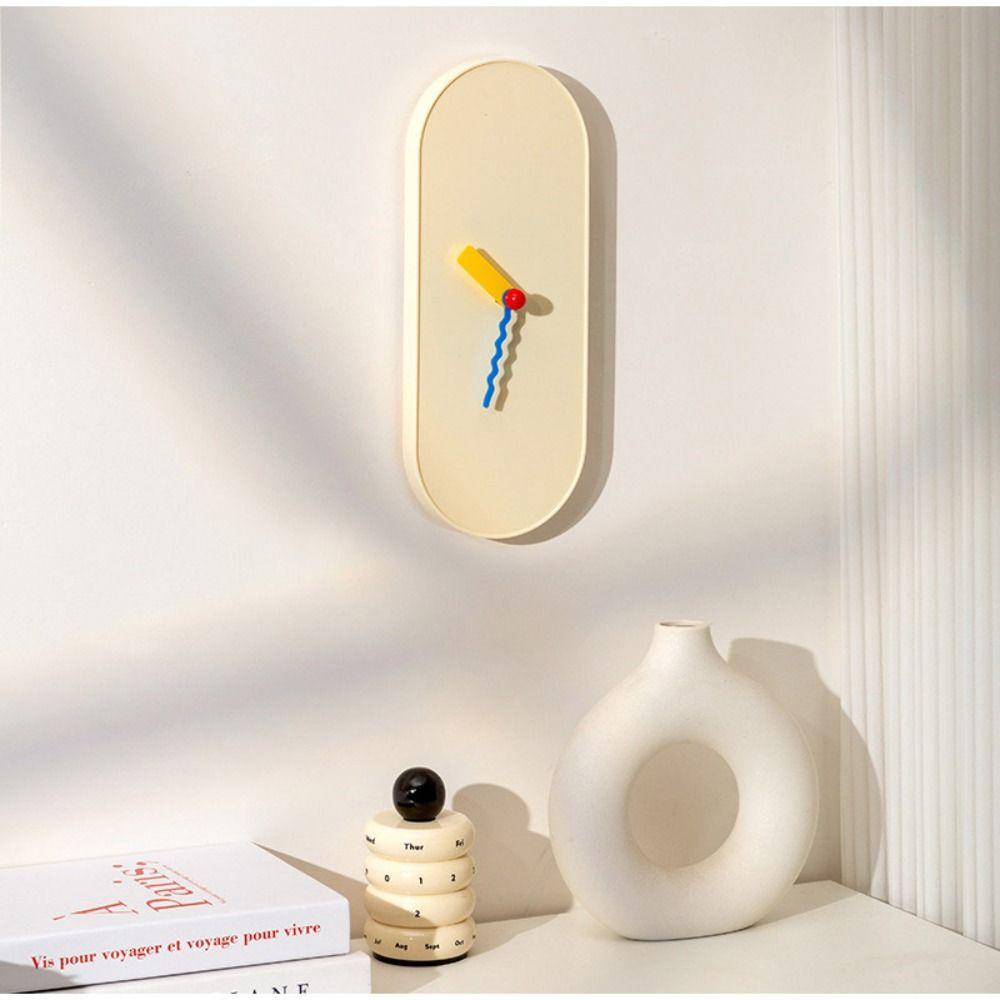 Mute Modern Mantel Clock Dopamine Home Furnishing Decoration Wall Mounted Clock Living Room бежевий
Mute Modern Mantel Clock Dopamine Home Furnishing Decoration Wall Mounted Clock Living Room бежевий