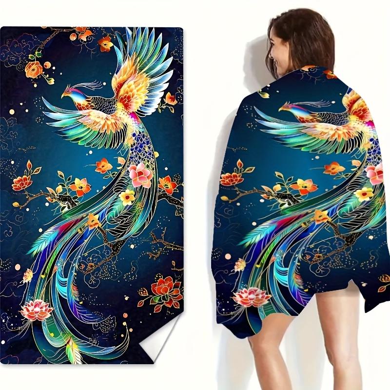 Phoenix Pattern Multipurpose Beach Towel, Perfect for Seaside Swimming Pool Bathroom Camping Travel W40*H60(CM)
Phoenix Pattern Multipurpose Beach Towel, Perfect for Seaside Swimming Pool Bathroom Camping Travel W40*H60(CM)