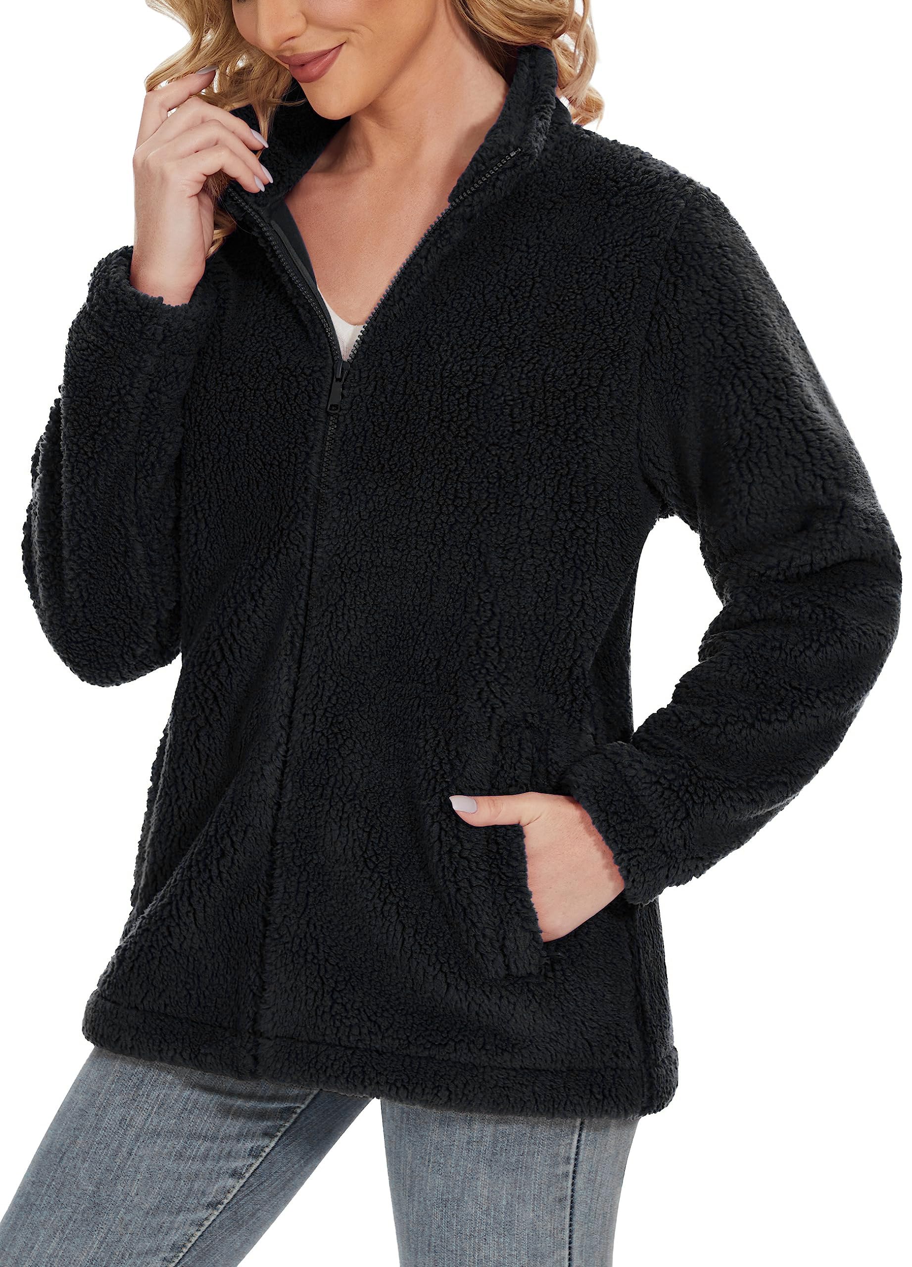 TACVASEN Fluffy Fleece Soft and Casual Slimming Oversized Solid Perfect for Size L Women s Blouson, Warm, Outerwear, Loungewear, Top, Color, Classic, чёрный
TACVASEN Fluffy Fleece Soft and Casual Slimming Oversized Solid Perfect for Size L Women s Blouson, Warm, Outerwear, Loungewear, Top, Color, Classic, чёрный