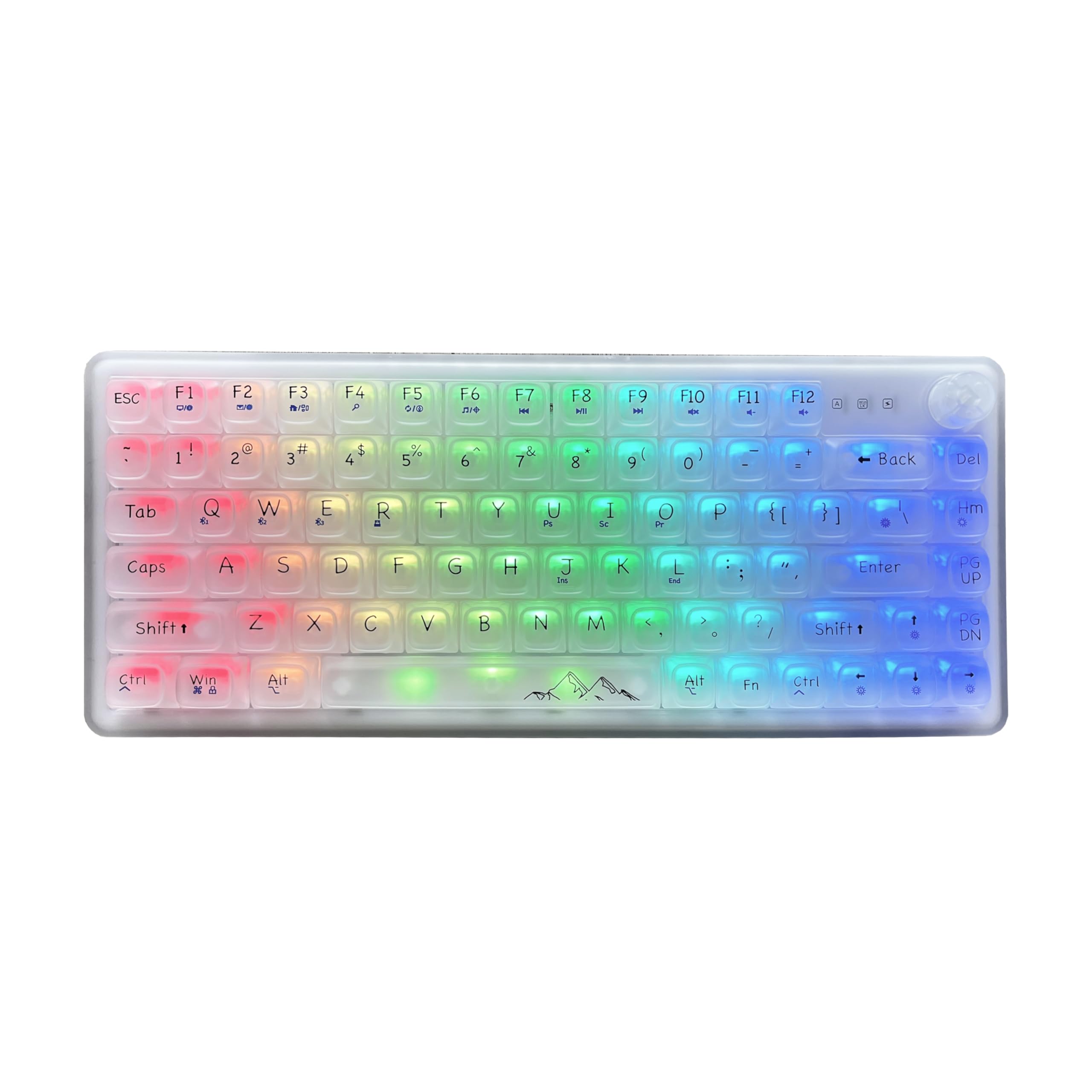 ROTISNAR EWEADN V82 Transparent Mechanical 81 Keys 1 Wireless Connectivity RGB Gaming Office Crystal Key White × Keyboard, + Knob, 75% Layout, 3-Mode
ROTISNAR EWEADN V82 Transparent Mechanical 81 Keys 1 Wireless Connectivity RGB Gaming Office Crystal Key White × Keyboard, + Knob, 75% Layout, 3-Mode