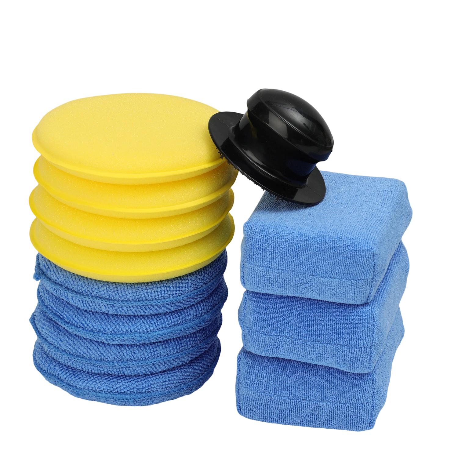 13pcs/set Car Foam Sponge Wax Applicator Round Car Polishing Waxing Sponge Car Detailing Cleaning Tools Washing Supplies
13pcs/set Car Foam Sponge Wax Applicator Round Car Polishing Waxing Sponge Car Detailing Cleaning Tools Washing Supplies