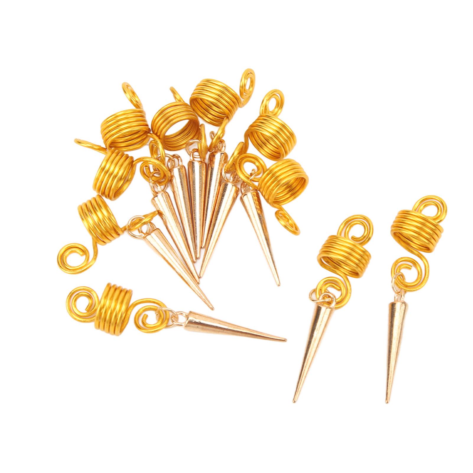 10pcs Dreadlocks Beads Fashionable Gold Beard Beads for DIY Bracelet Necklace Jewelry Hair
10pcs Dreadlocks Beads Fashionable Gold Beard Beads for DIY Bracelet Necklace Jewelry Hair